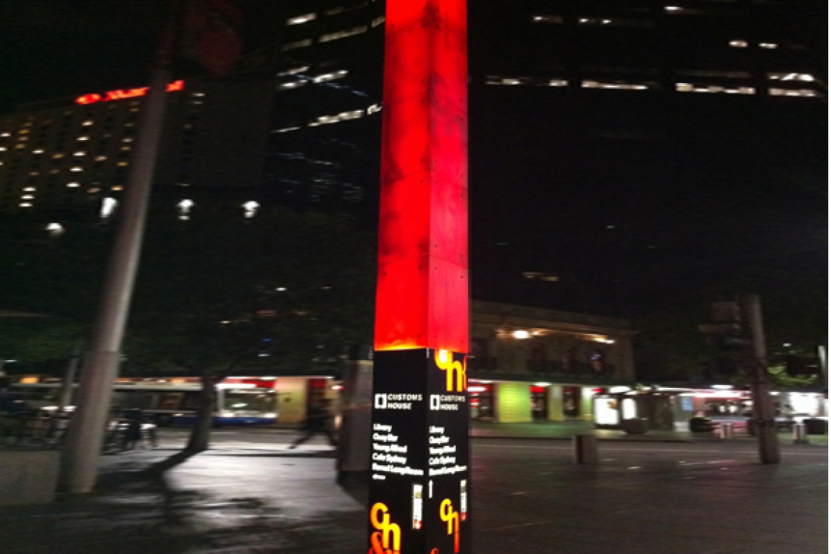 Perspex® Red Column Sydney
