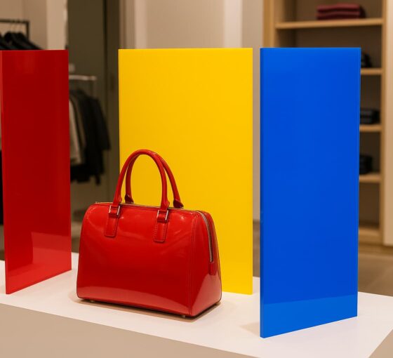 Coloured Perspex for POP Retail Displays