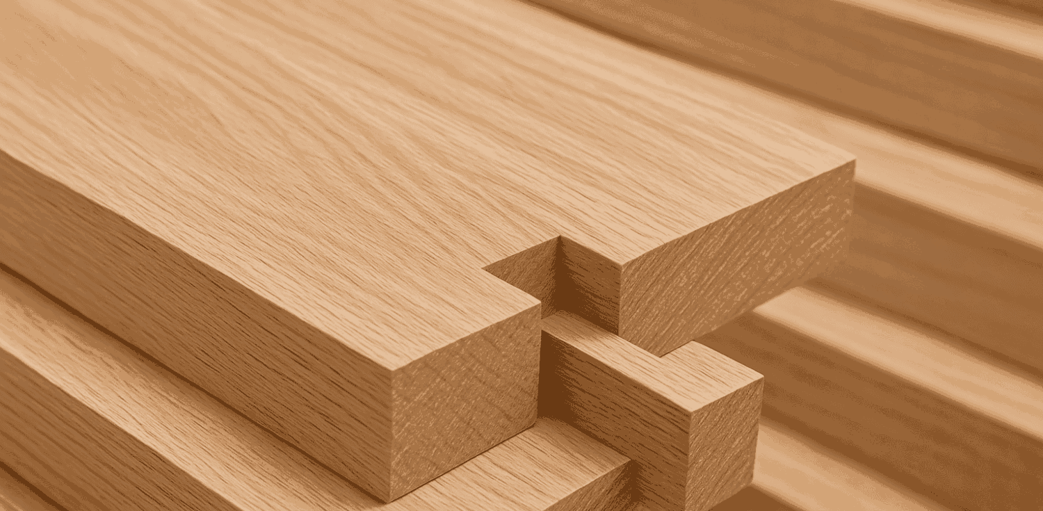 Precision-cut joinery panels