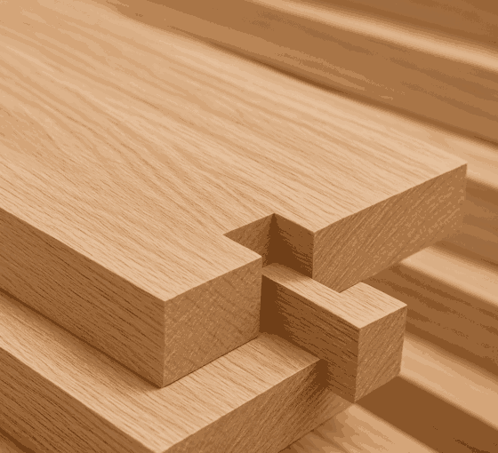 Precision-cut joinery panels