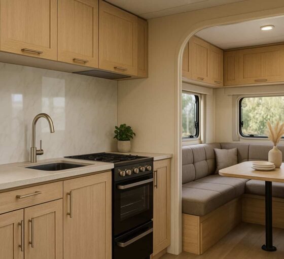 Acrylic for Caravan Splashbacks